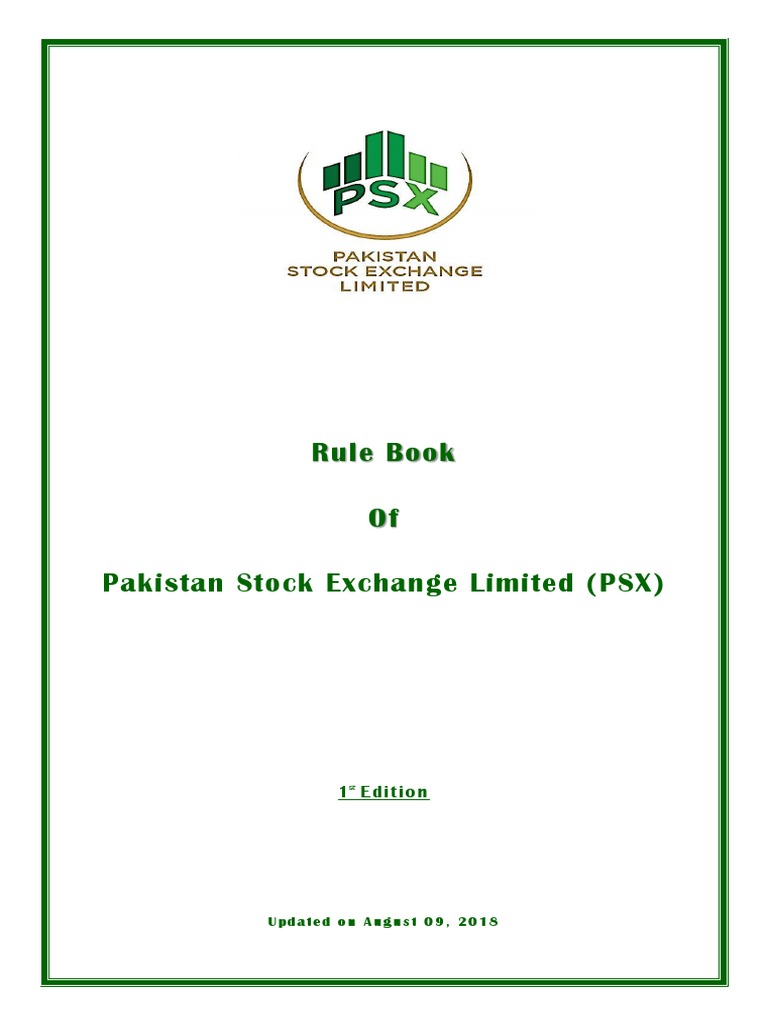 Pakistan Stock Exchange Limited -, PSX, Product And Services, Products