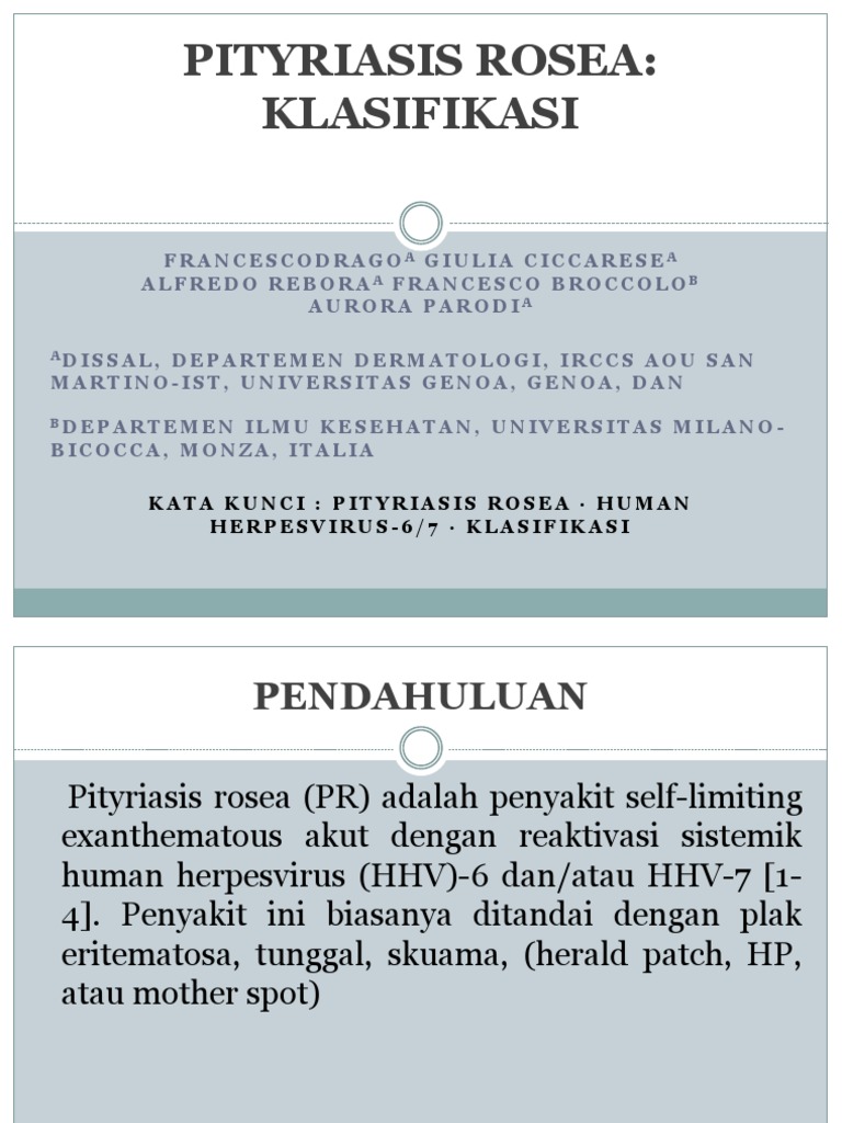 Pityriasis Rosea | PDF