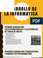 Desarrollo de La Informatica