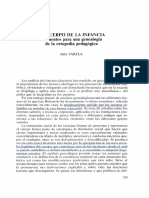 Varela - El Cuerpo de La Infancia.elementos Para Una Genealogia