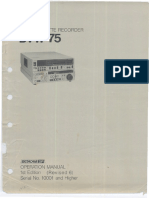 SONY BetaCam, Model - BVW-75 PDF