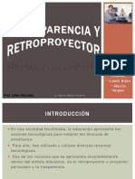 Transparencia y Retroproyector