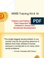 WWB Training Kit # 16: Fathers and Father-Figures: Their Important Role in Children's Social and Emotional Development