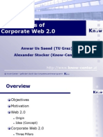Three Pillars of Corporate Web 2.0