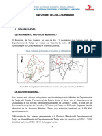 Informe Tecnico Mancha Urbana