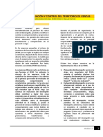 Lectura - Gestión de Evaluación y Control Del Territorio de Ventas 