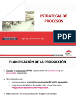 Estrategias de producción y planificación de procesos en