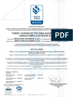 Tubos y Curvas de PVC para Alojar y Proteger Conductores El Ctricos Aislados Pavco - NTC 979