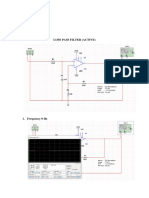 Low Pass Filter Active