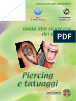 GUIDA ALLA SICUREZZA DEI PRODOTTI - Piercing e Tatuaggi