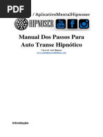 Manual de Auto Transe Hipnótico - Projeto Hipnoser