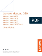 Lenovo Ideapad 330: User Guide