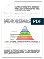 La Pirámide de Maslow