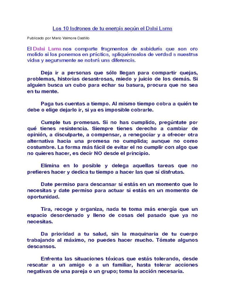 los-10-ladrones-de-tu-energ-a-dalai-lama-pdf