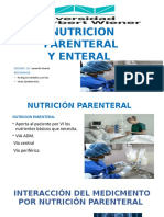 INTERACCIÓN CON NUTRICIÓN PARENTERAL-ENTERAL.pptx