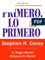 Stephen R. Covey - Primero Lo Primero