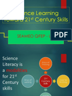 Science Learning Toward 21 ST Century Skills