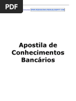 Apostila de Conhecimentos Bancarios