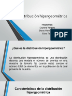 Distribución Hipergeométrica