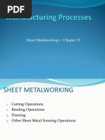 Sheet Metalworking 1 - Chapter 19