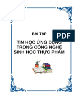 Bai Tap Ung Dung Excel Trong Cong Nghe Thuc Pham