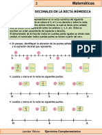 6to Grado - Matemáticas - Fracciones y Decimales en La Recta Numérica PDF