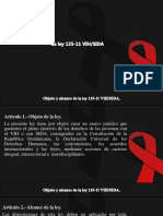 Objeto y Alcance de La Ley 135-11 VIH