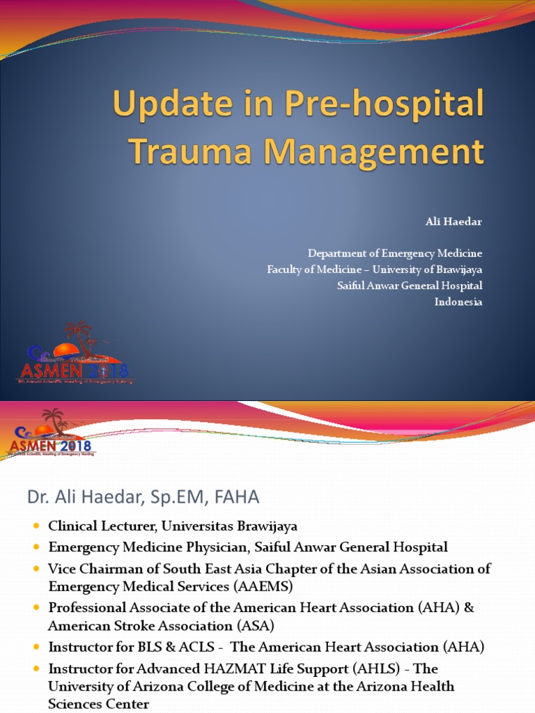 Trauma Care Strategies in Emergency Medicine | PDF | Emergency Medical ...