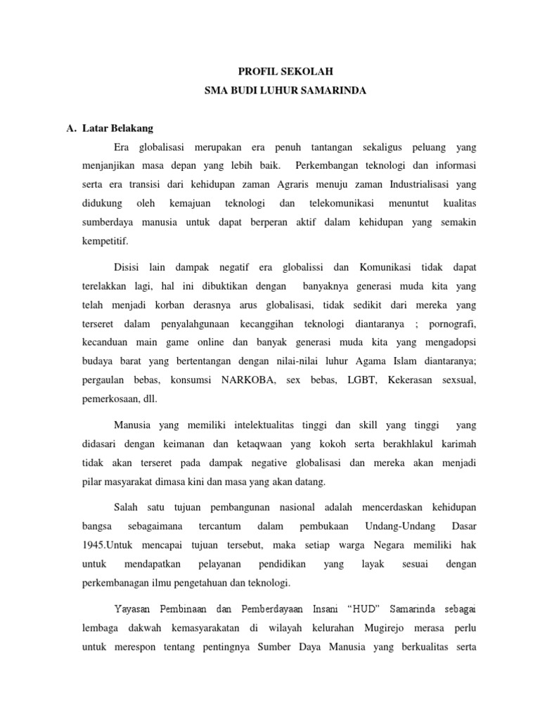Profil Sekolah