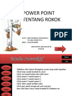 Power Point Tentang Bahaya Merokok