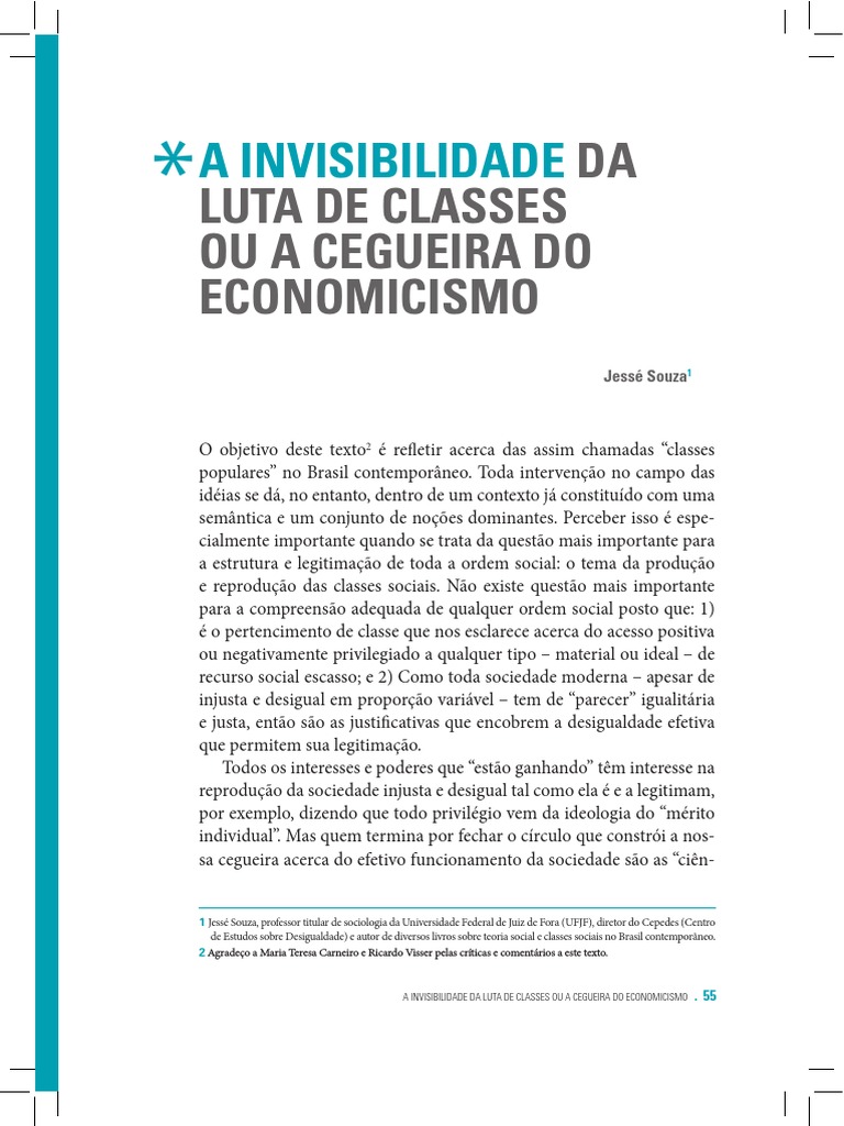 A Rale Brasileira - Jesse Souza | Download grátis PDF | Conflito de ...