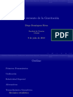 Un Breve Recuento de La Gravitación