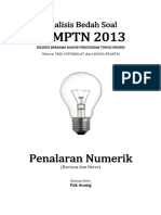 Analisis Bedah Soal SBMPTN 2013 Kemampuan Penalaran Numerik (Barisan Dan Deret) PDF