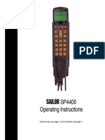 Operating Instructions: Sailor Sp4400