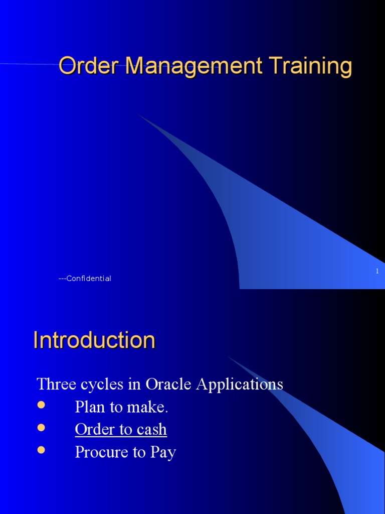 Oracle Order Management Overview | PDF | Invoice | Inventory