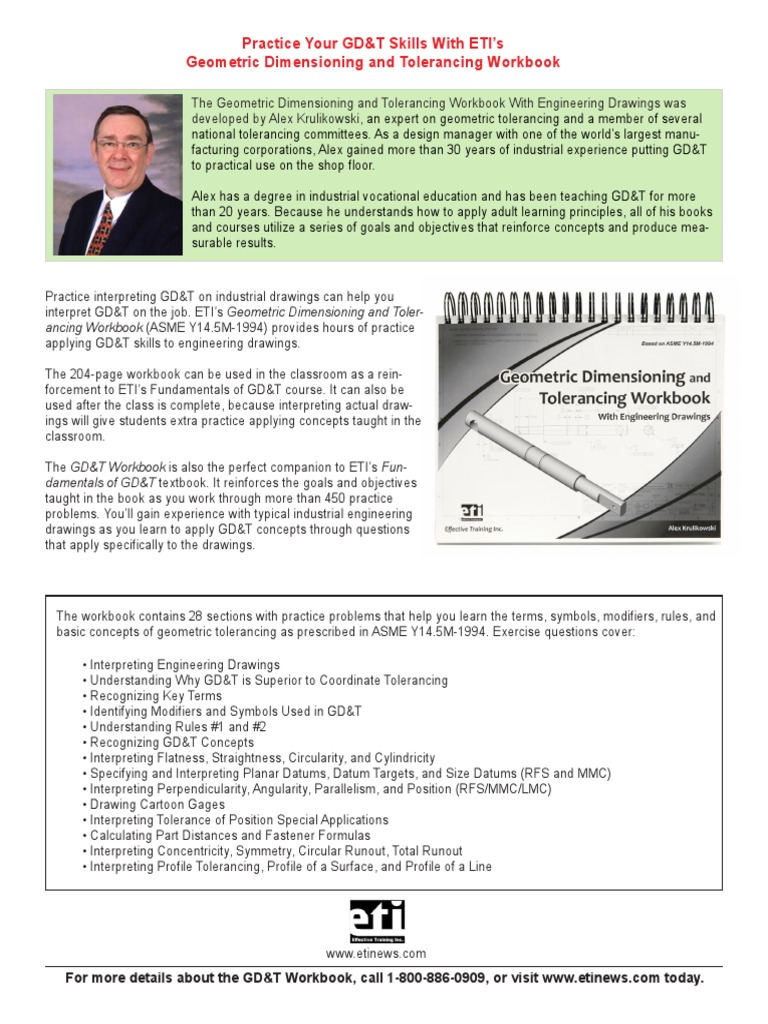 Practice Your GD&T Skills With ETI's Geometric Dimensioning and ...