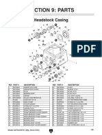 Section 9: Parts: Headstock Casing