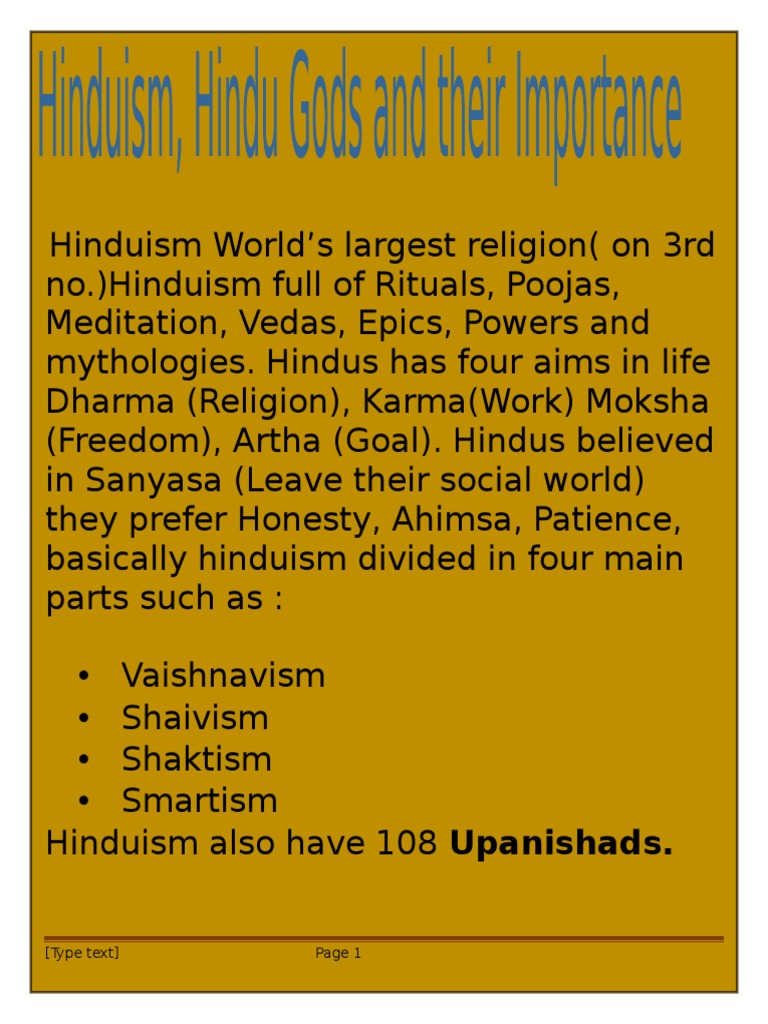 Hinduism Pdf Devi Shiva