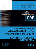 PT Amir Hajar Kilsi - Geomechanical Processes Underground Mining