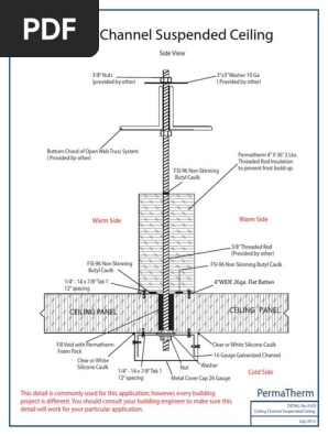 Ceiling Channel Suspended Ceiling Pdf Building Materials Building Engineering