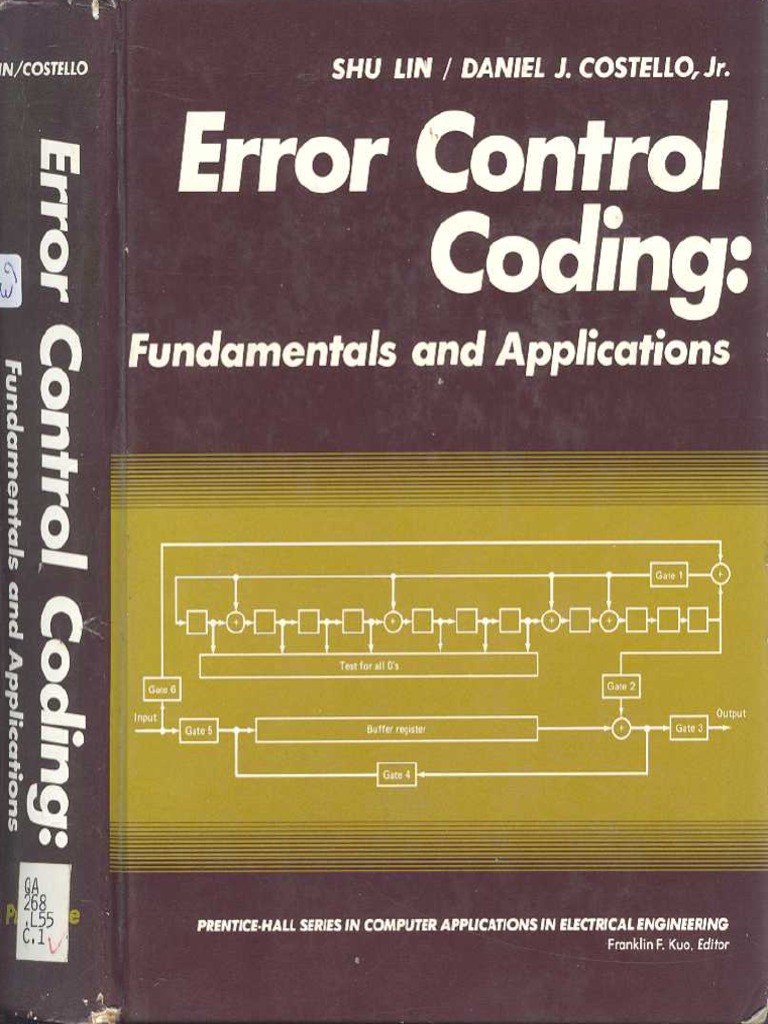 Error Control Coding　ダニエル・J・コステロ S.Lin - and.D.J.Costello) Error Control Coding Fund (B-Ok