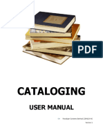 Cataloging Manual 20100104