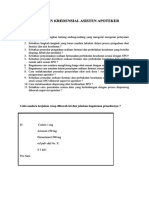 Soal Ujian Kredensial Asisten Apoteker PDF