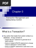 Chapter-3: Transaction Management and Concurrency Control