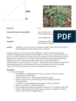 Panax Quinquefolius American Ginseng herbal materia medica