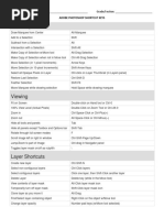 Adobe Photoshop Shortcut Keys