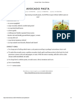 Avocado Pasta - Damn Delicious PDF