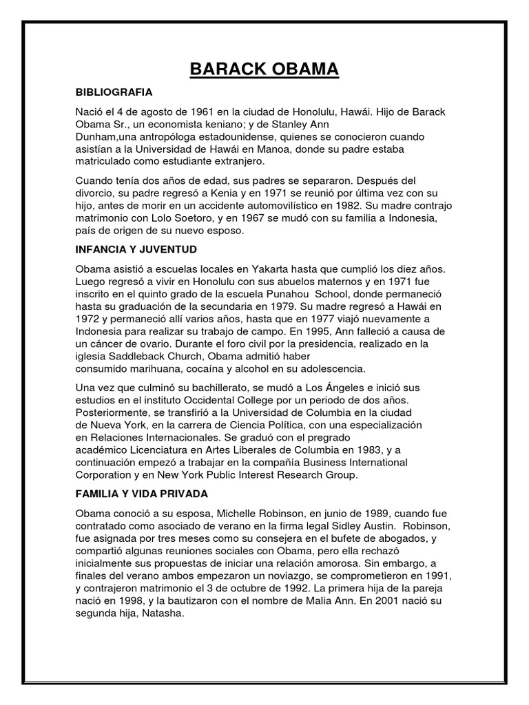 Barack Obama Un Lider de Referencia | PDF | Barack Obama | Gobierno
