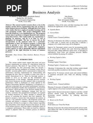 Business Analysis