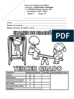 Examen Diagnostico 3°